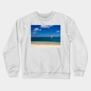 Sailboat in Antigua Crewneck Sweatshirt